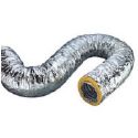 Flexiable ducting with foil outside jacket.